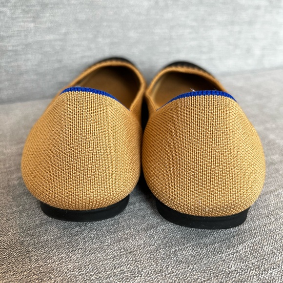 Rothy's The Flat camel & black captoe - Picture 5 of 10